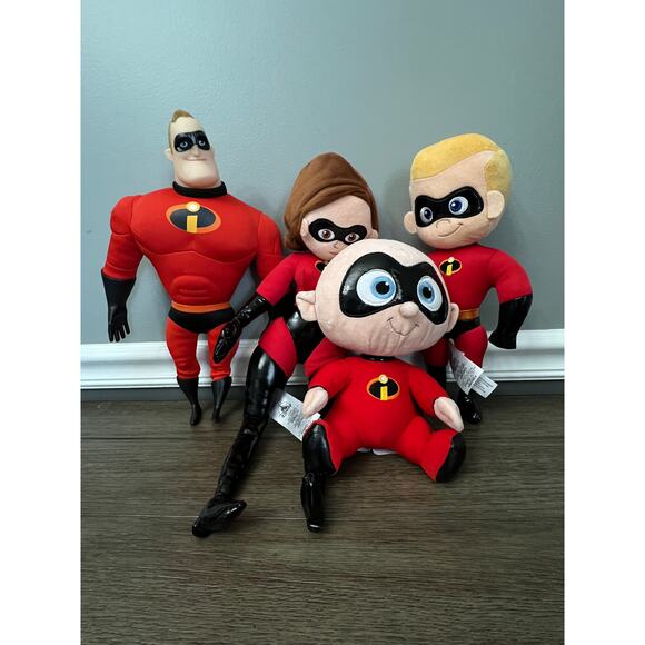 Disney The Incredibes Family Plush Set